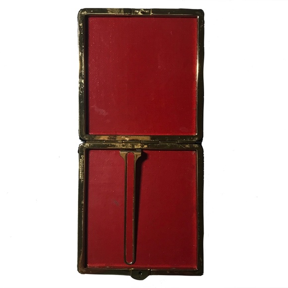 Antique Needlepoint Card/Cigarette Holder - Picture 3 of 3